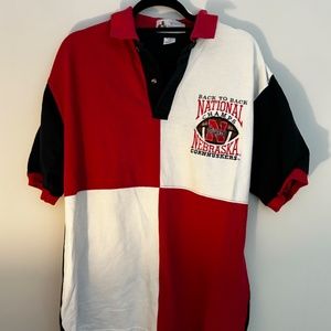 Vintage 1994 Nebraska National Champions Polo